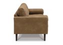 Faux Leather 3 Seater Sofa with Accent Legs - Tullera